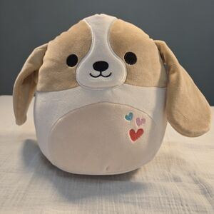 Plush Dog Toy - Tan and Whitesquishmallow Adela the Dog (Val.Ed. ) 8"